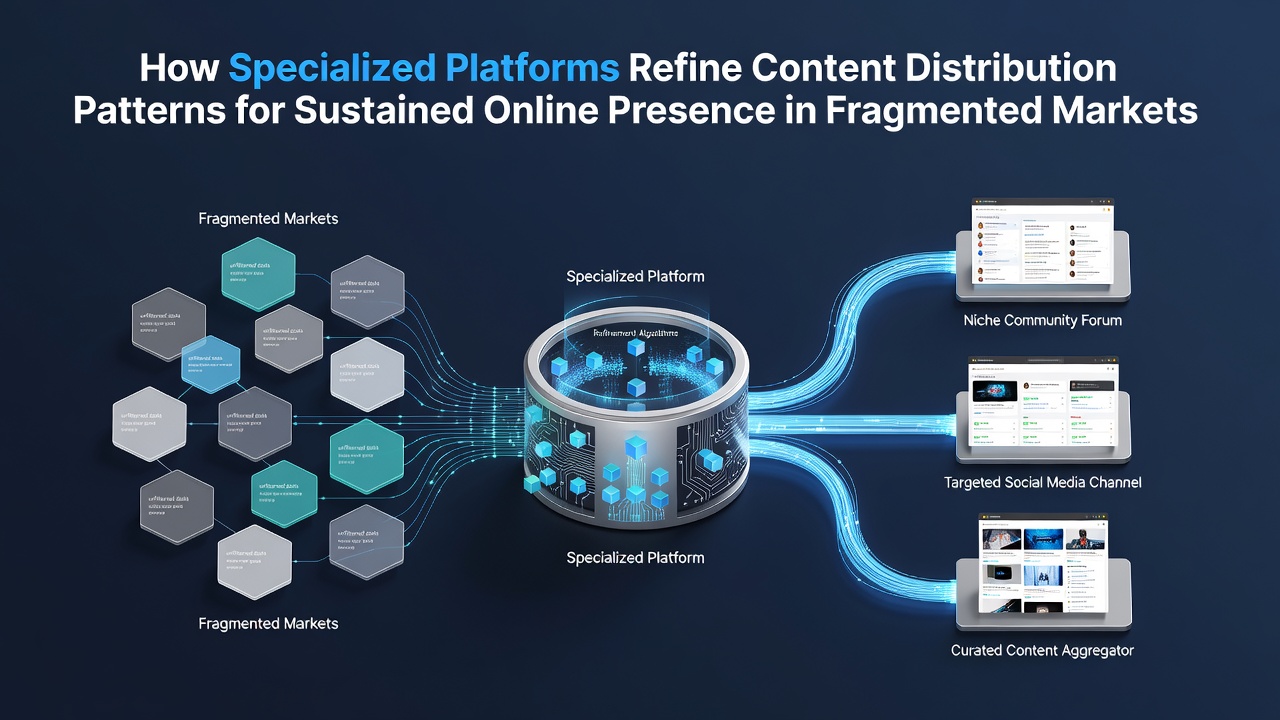 How Specialized Platforms Refine Content Distribution Patterns for Sustained Online Presence in Fragmented Markets